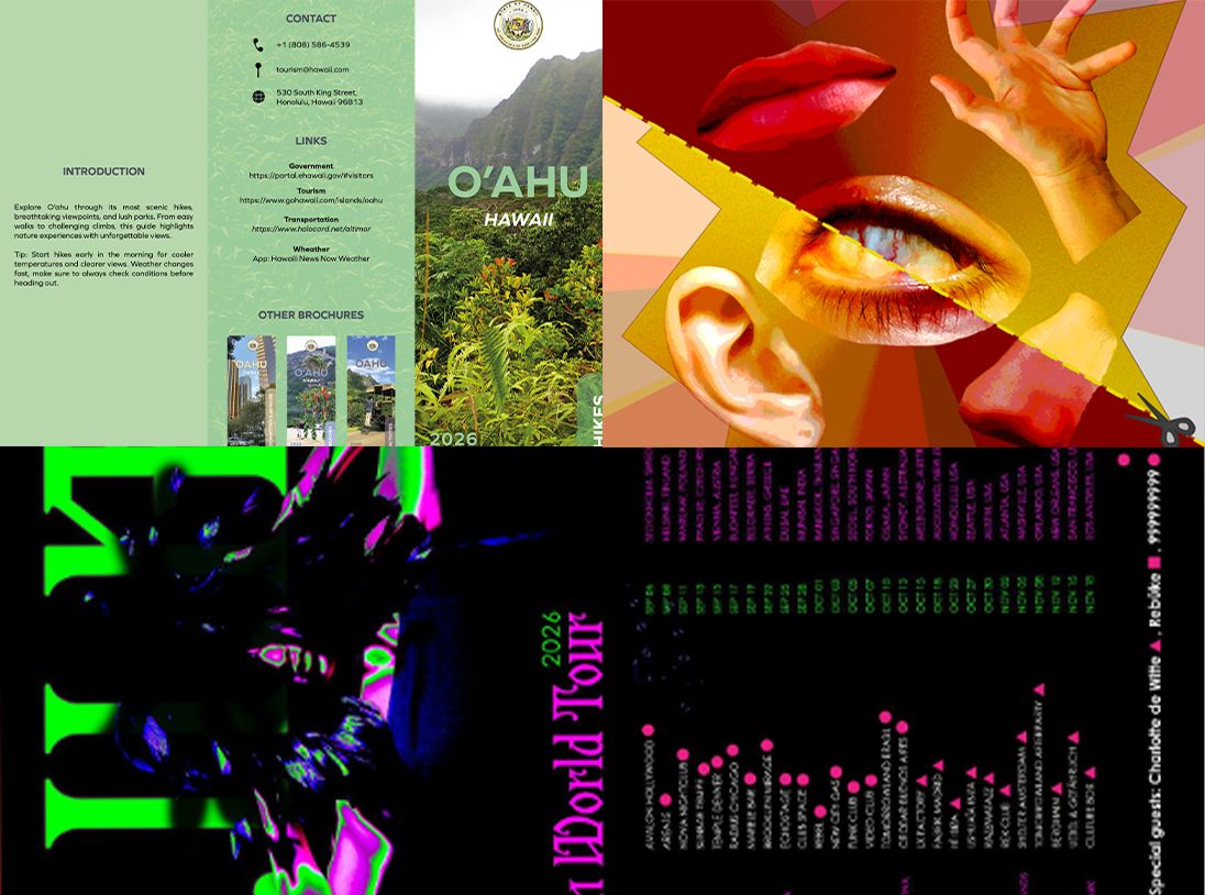 Graphic design projects